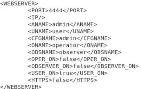 config.xml sample