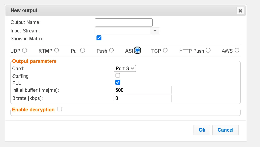 New ASI Output