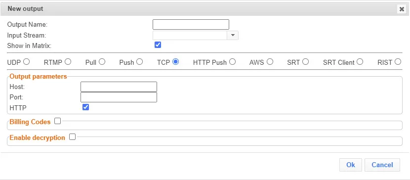 New TCP Output New TCP Output