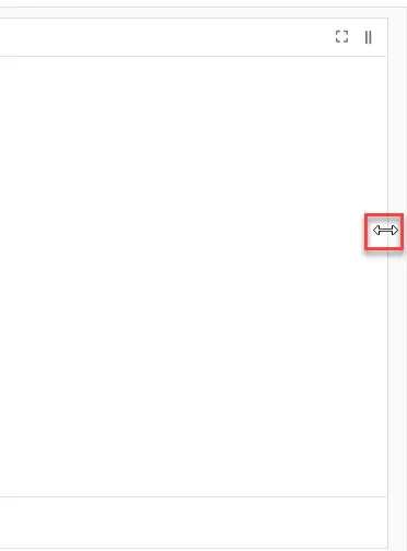 Resizing the grid tiles