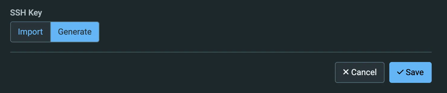 Generate SSH Key