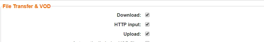file transfer configuration file transfer configuration