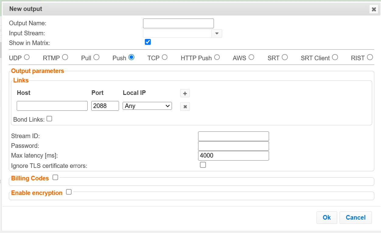 New Push Output New Push Output