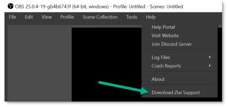 Download zixi support from OBS