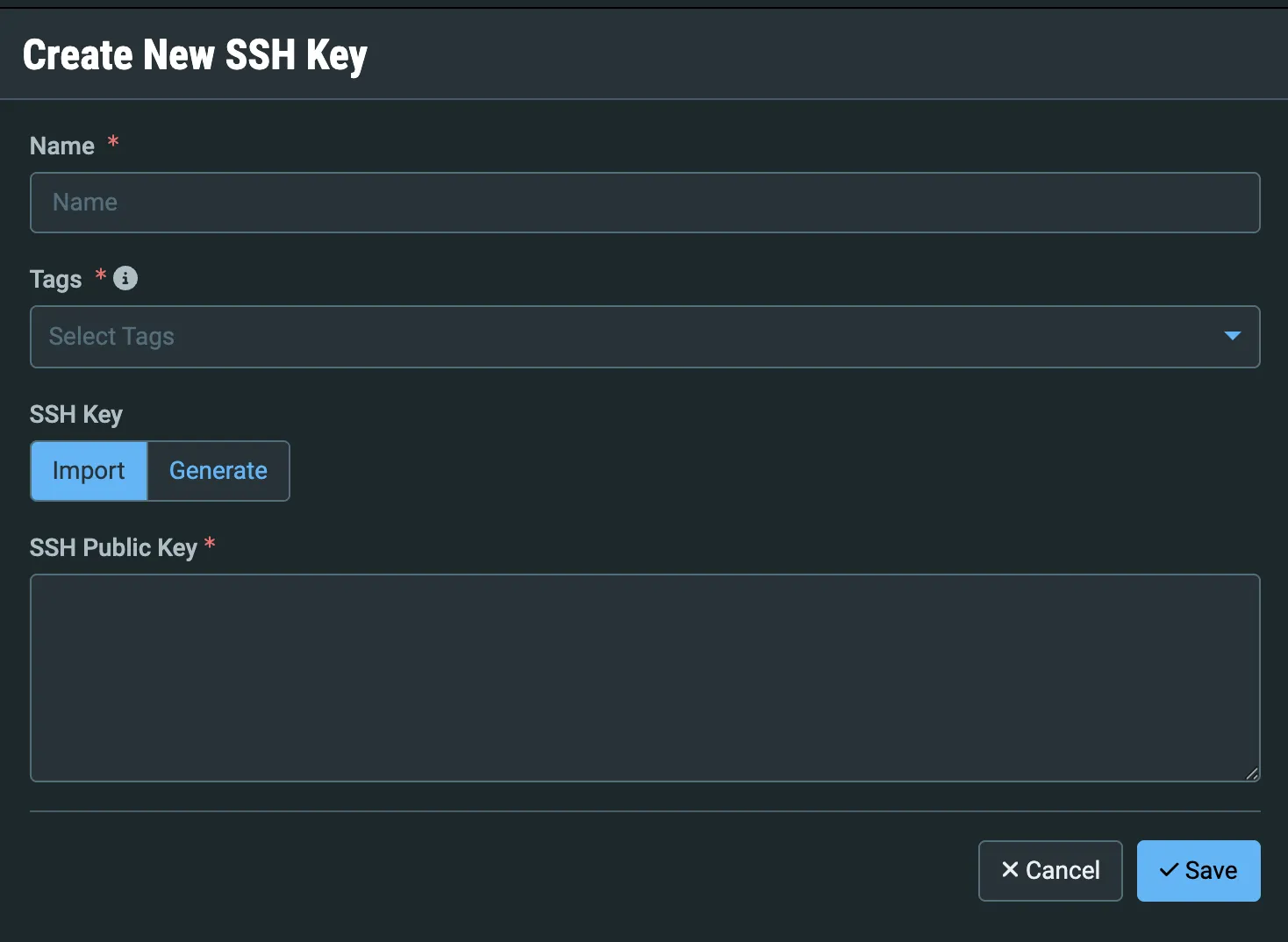 Create SSH Key