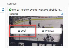 Manually locking a failover source to play