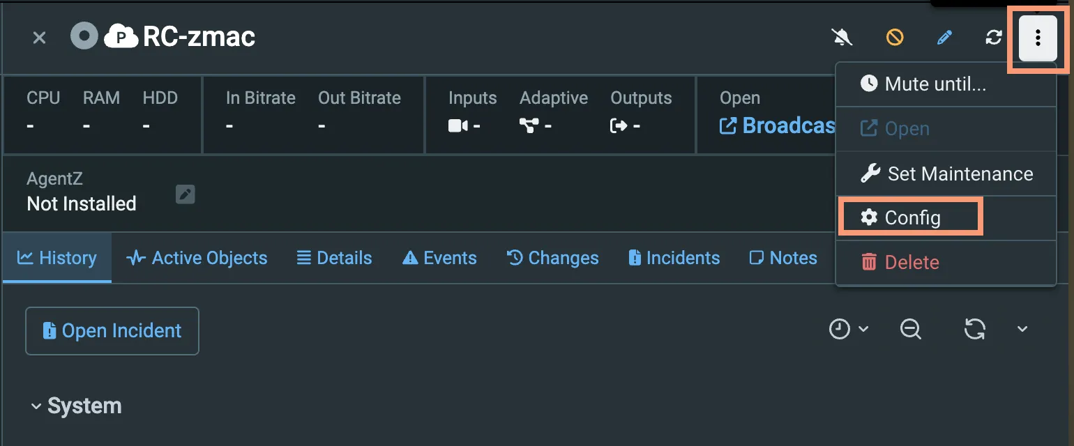 Get Broadcaster Config