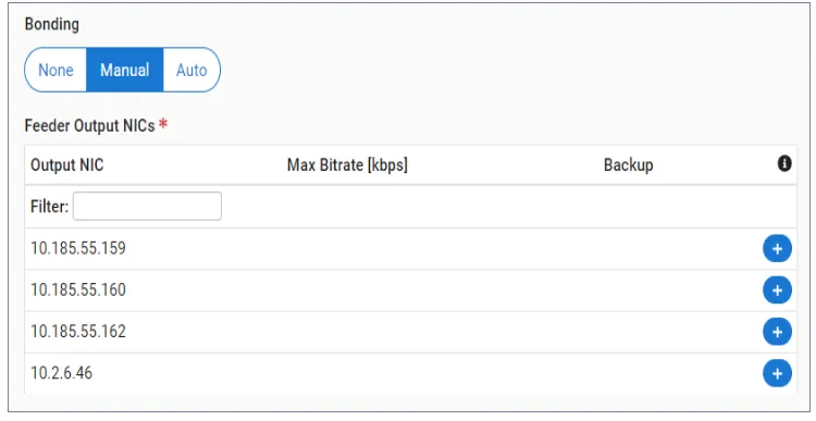 Select NICs for Bonding Select NICs for Bonding
