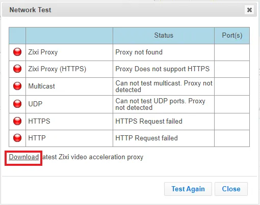 Download Link for Acceleration Proxy