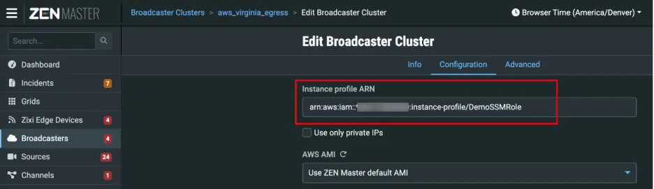 Insert Instance Profile ARN