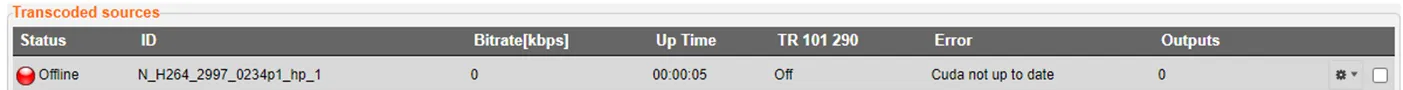 CUDA Not Up To Date Error