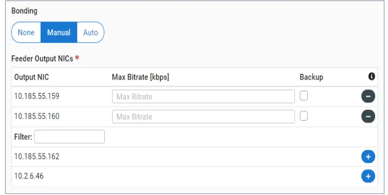 Remove NICs from Selection Remove NICs from Selection