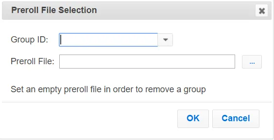 Preroll File Selection