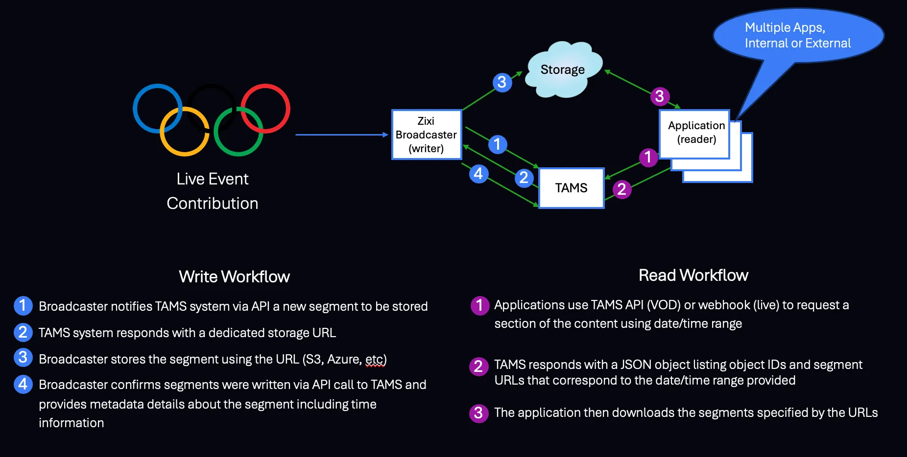 Sample TAMS Workflow