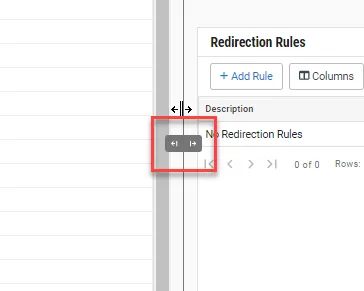 Resizing panes