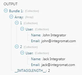 Bundle 1 output
