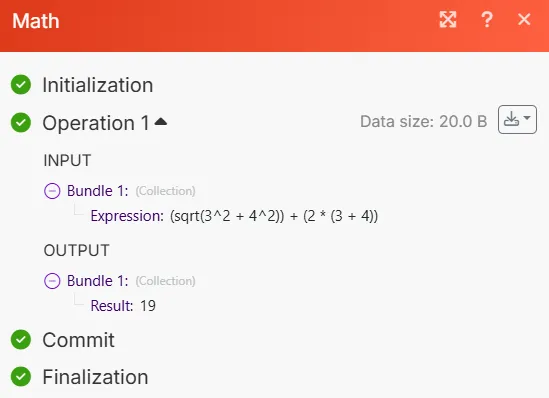 Evaluate an expression