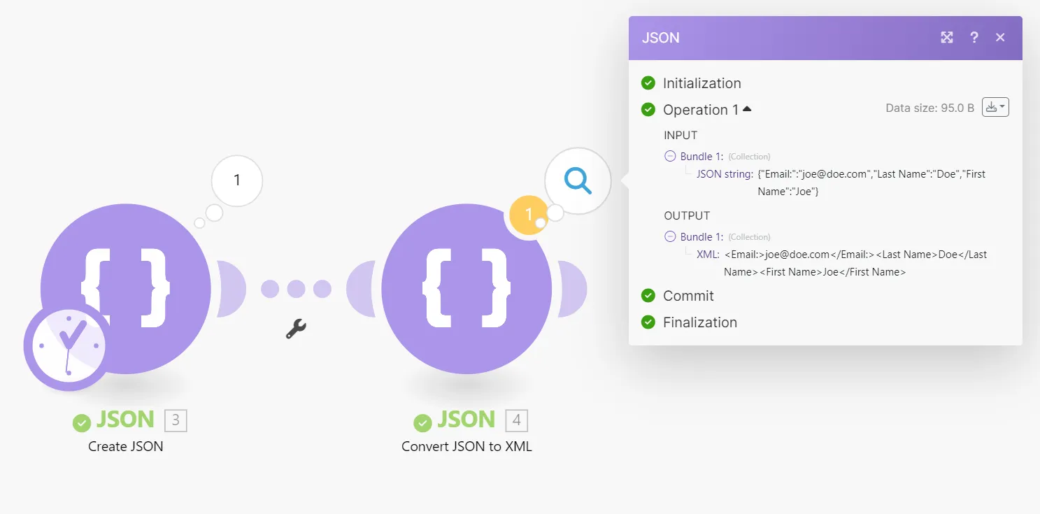 Convert JSON to XML Convert JSON to XML