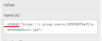 Image formula