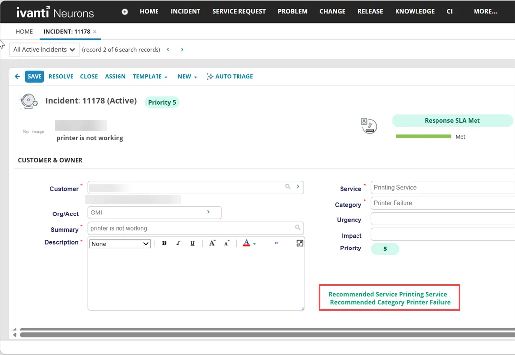 Configure label in Auto Triage