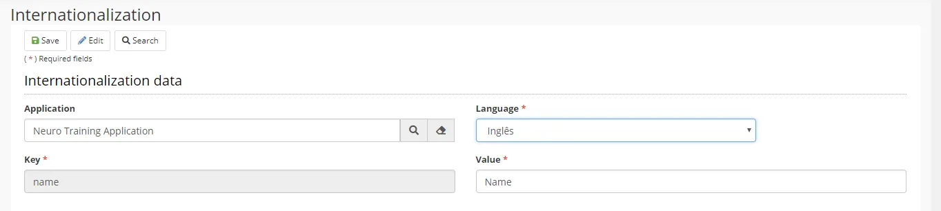 Figure 2 - Internationalization Data