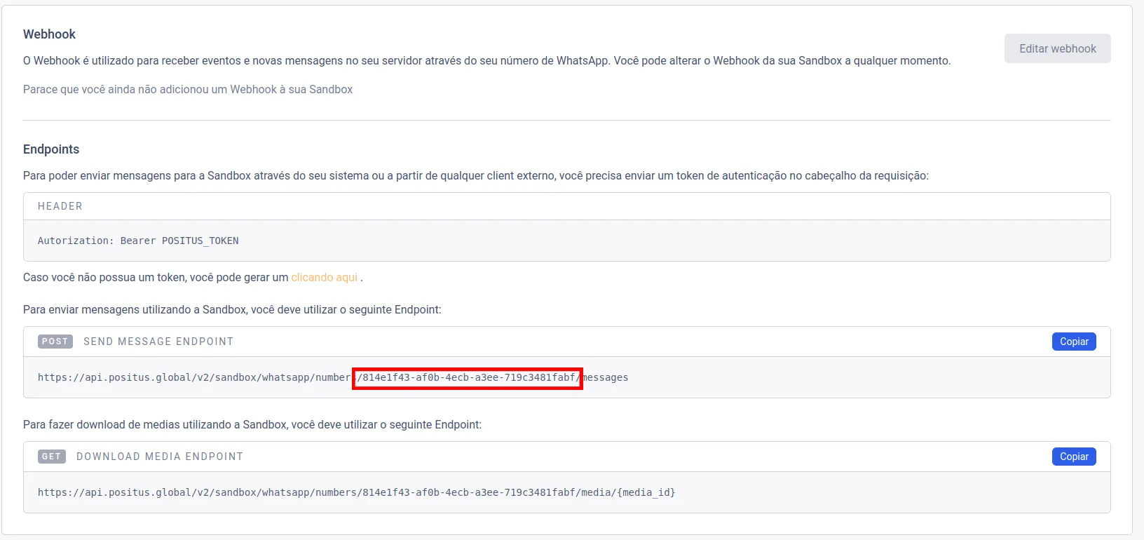 Codigo do Whatsapp