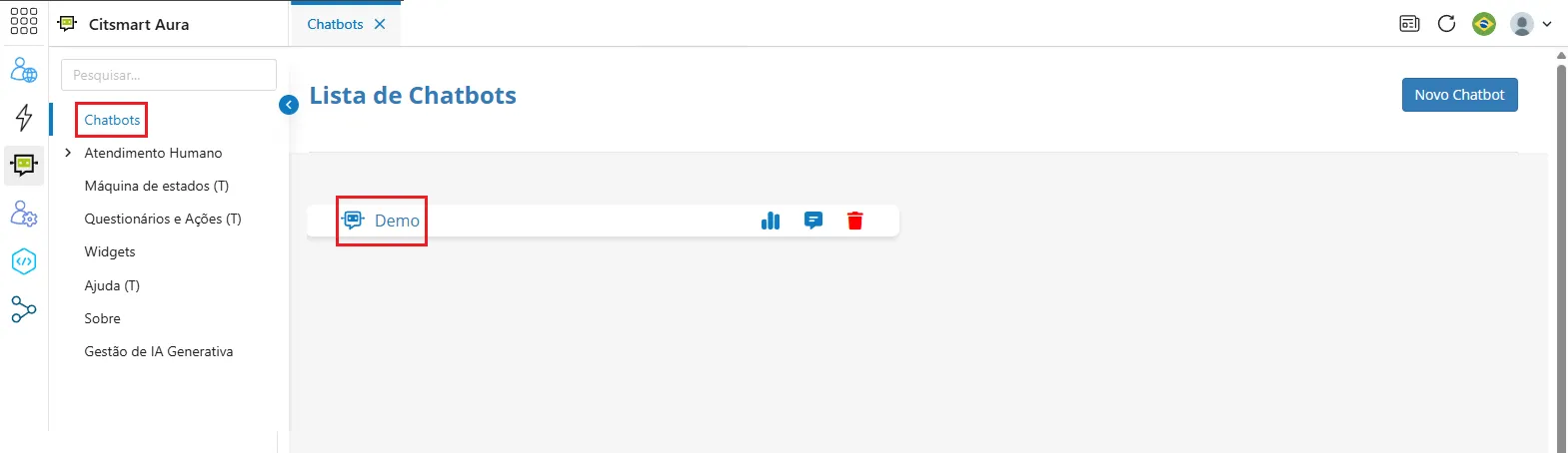 Acessar chatbot