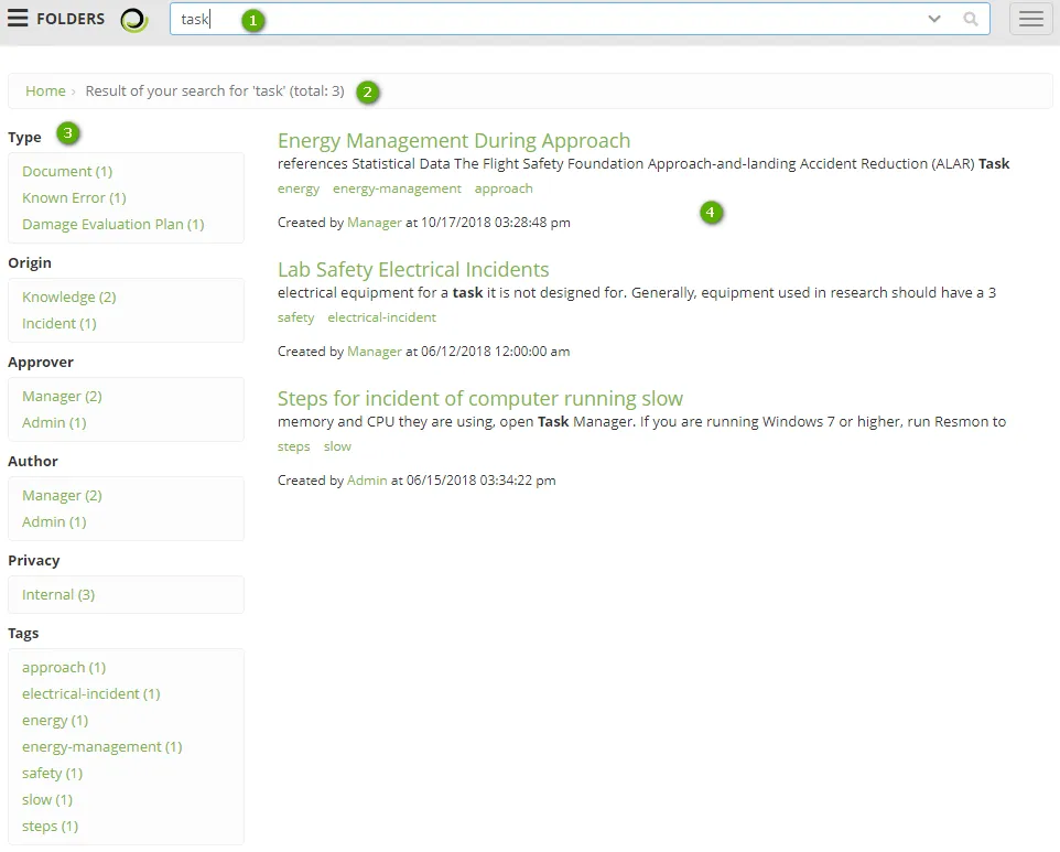 Figure 2 - Search Result Figure 2 - Search Result