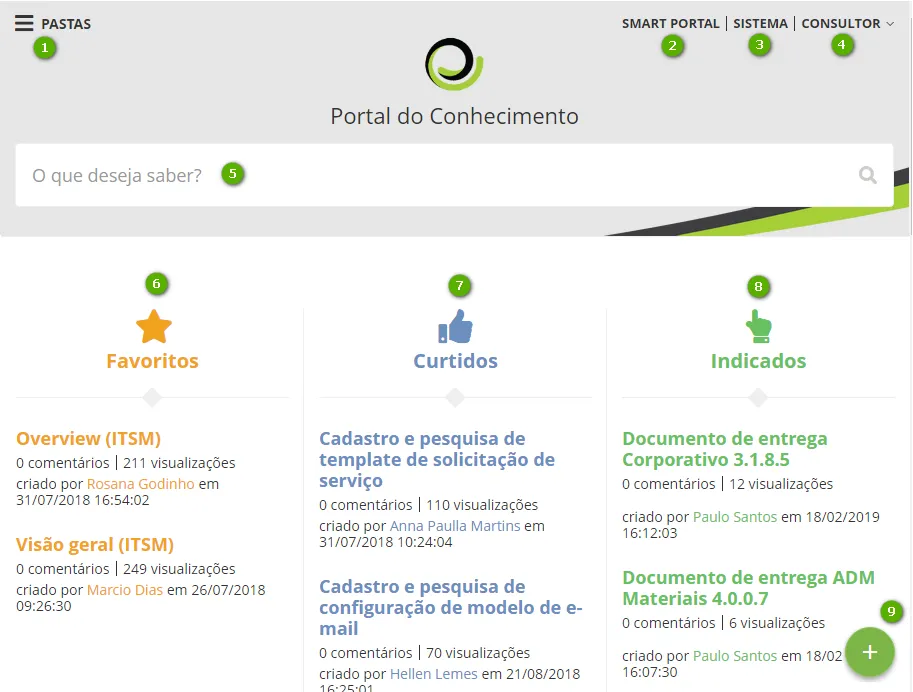 Figura 1 - Portal do Conhecimento Figura 1 - Portal do Conhecimento