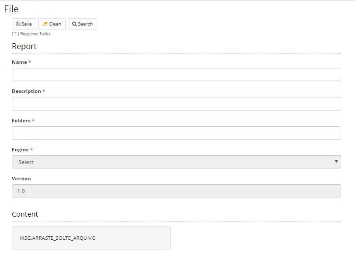 Figure 3- Report file master screen Figure 3- Report file master screen