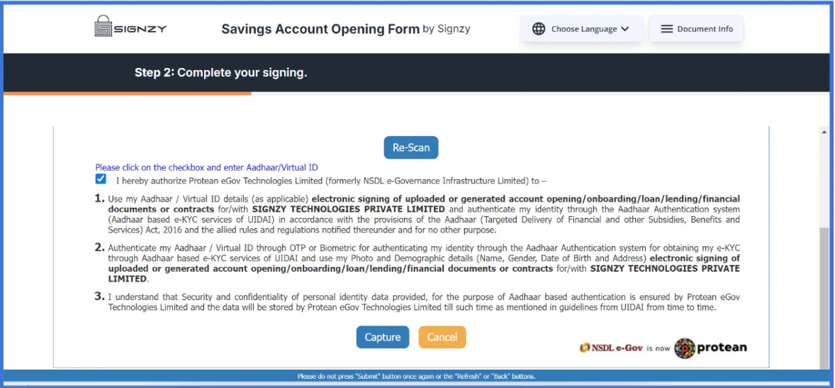 NSDL Interface NSDL Interface