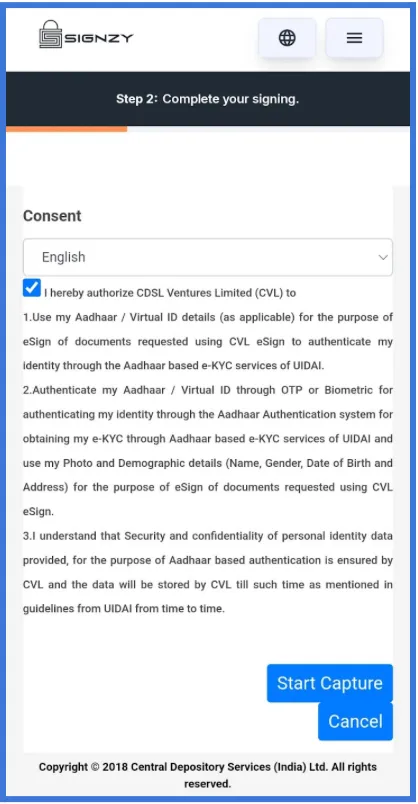 CDSL Interface