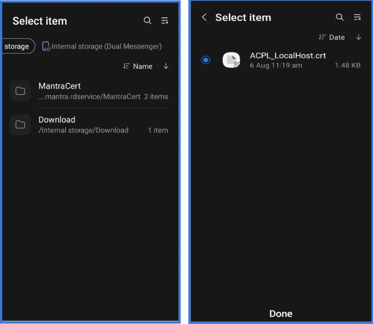 File Manager App Interface
