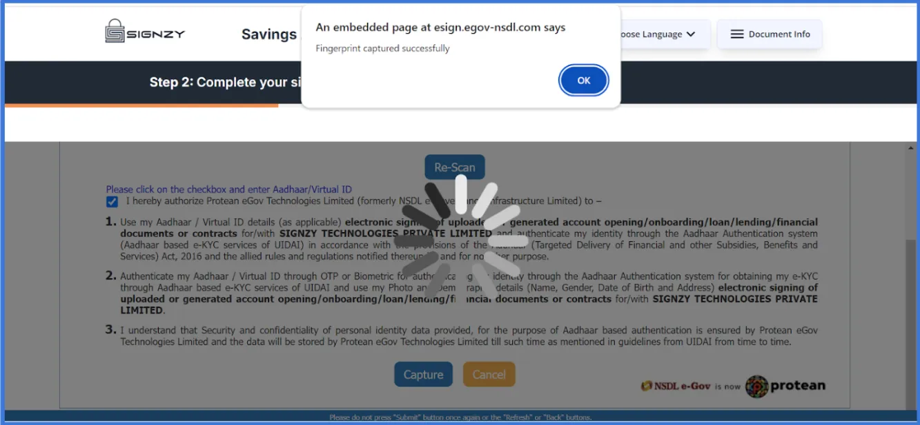 NSDL Interface