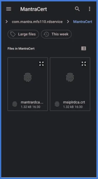 Mobile Manager App