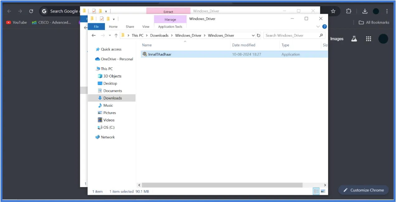 Folder Interface