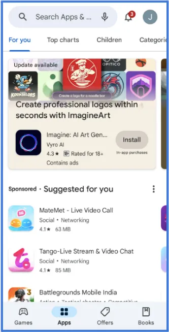 Google Play Store App
