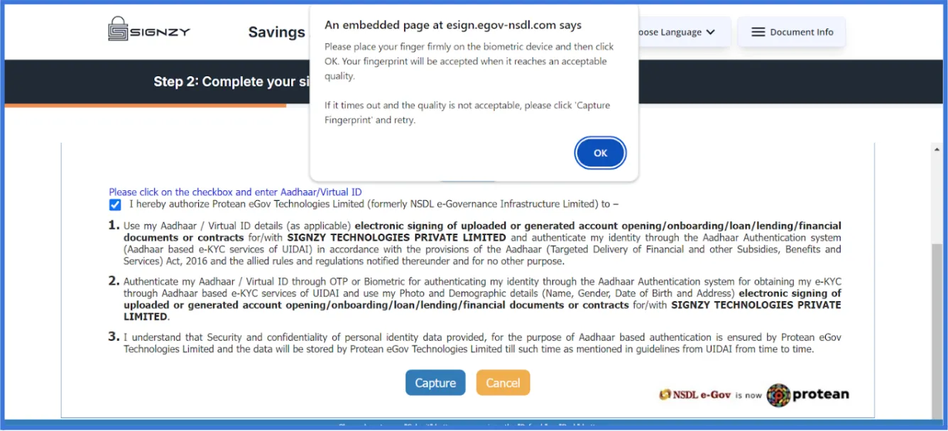 NSDL Interface
