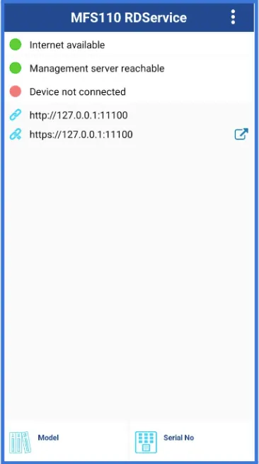 Mantra RD Service App