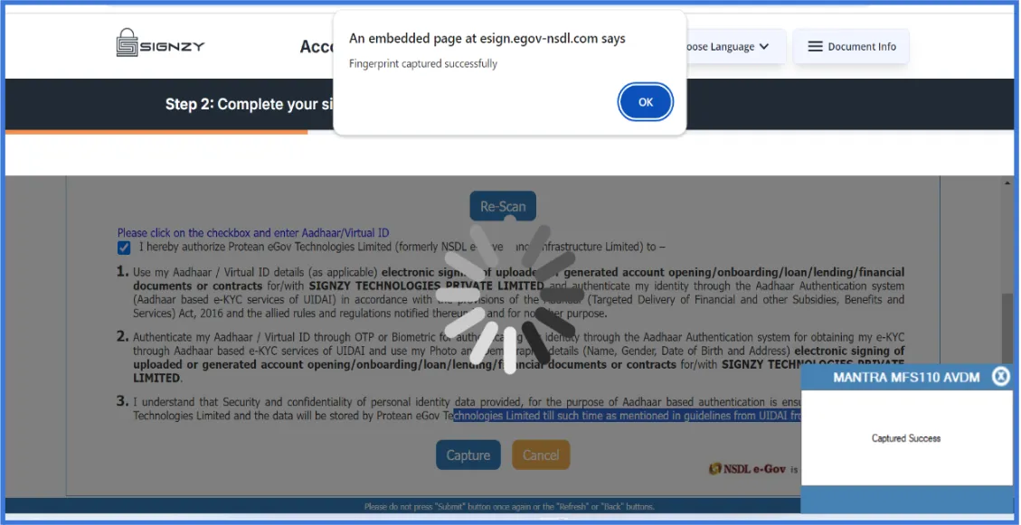 NSDL Interface