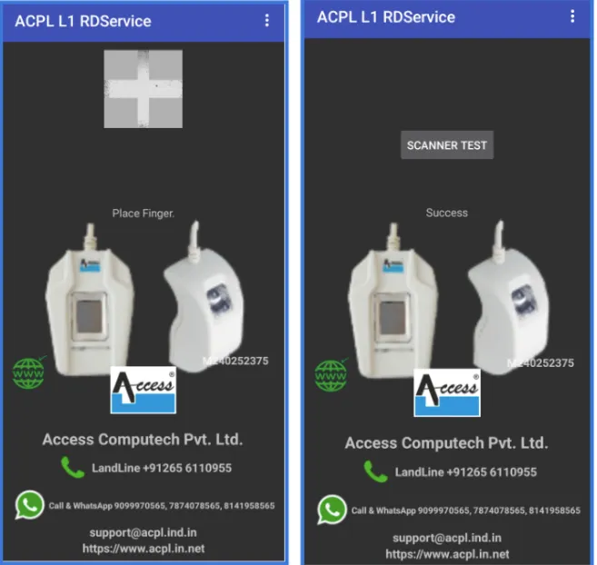APCL L1 RD Service App Interface
