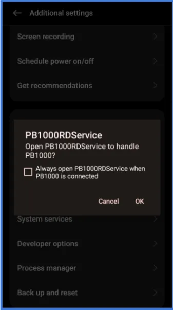Permissions Interface