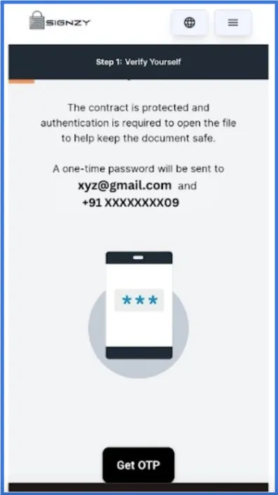 Verification Page Interface Verification Page Interface