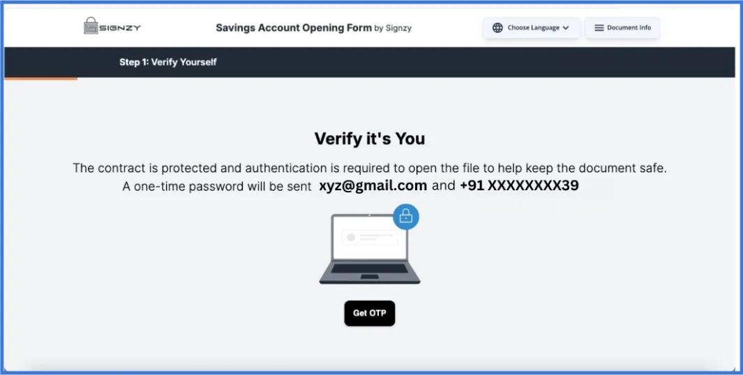 OTP Verification Page