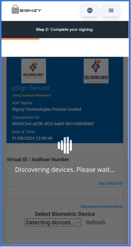 CDSL Interface CDSL Interface