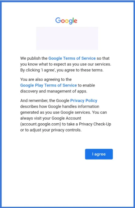 Signing Information Page