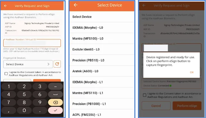 eMudhra Interface
