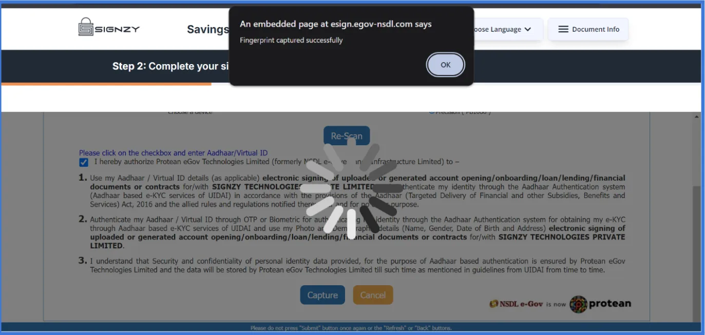 NSDL Interface