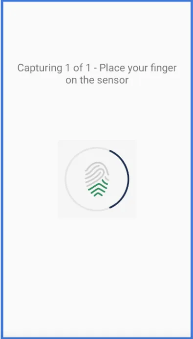 PB 1000 L1 RD Service App Interface