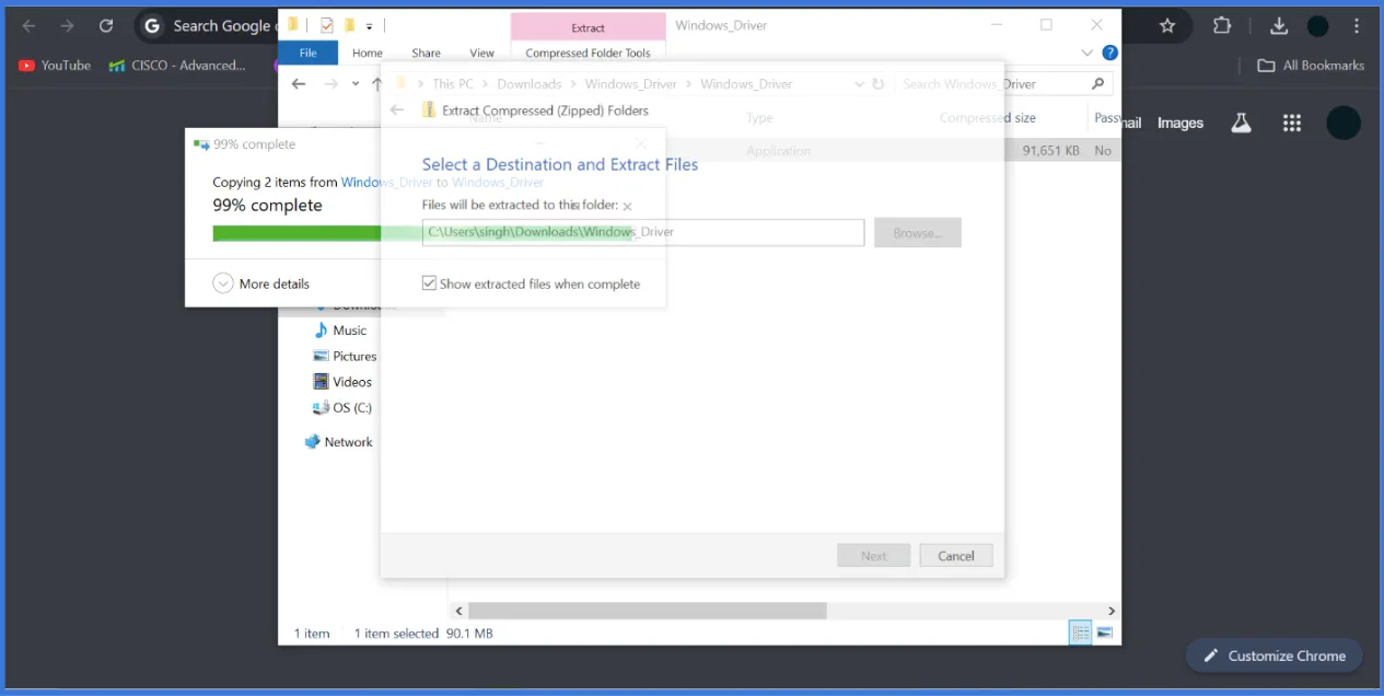 Folder Interface
